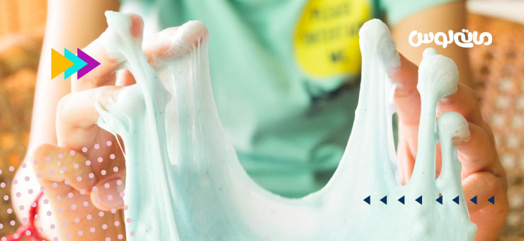 اسلایم چسبناک سفید