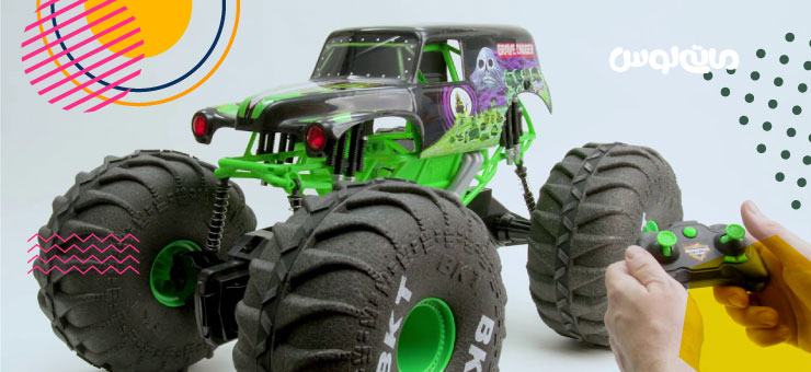 ماشین چهار چرخ بزرگ اسباب بازی با کنترل