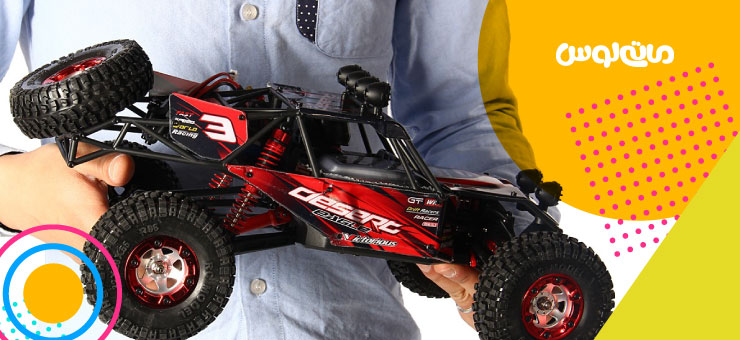 ماشین اسباب بازی شارژی با چرخ بزرگ