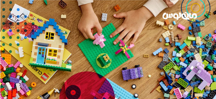 خانه سازی با لگو های رنگی