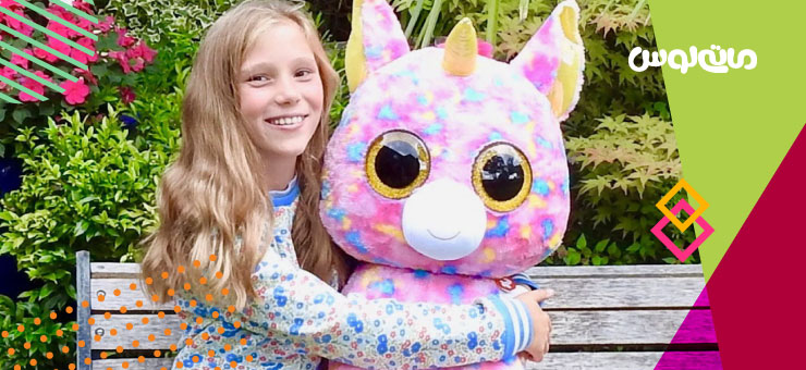 عروسک پولیشی بزرگ با چشم های تیله ای