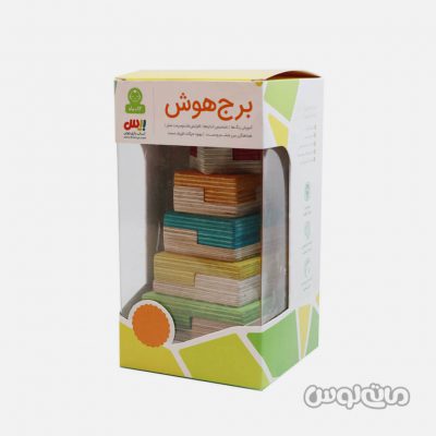 اسباب بازی چوبی برج هوش بیس تویز