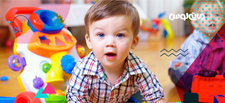 کودکان و اساب بازی موزیکال و رنگی